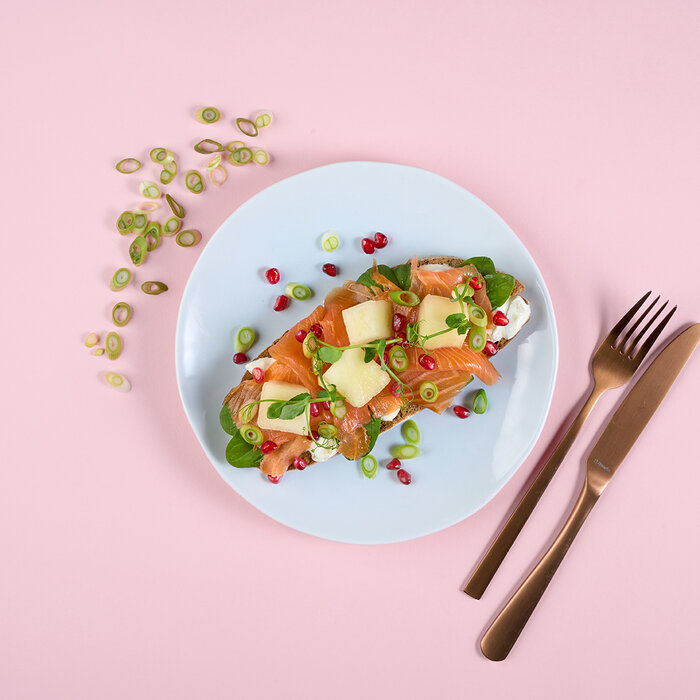 Open Toast met Gerookte Zalm - Burst Of Flavor