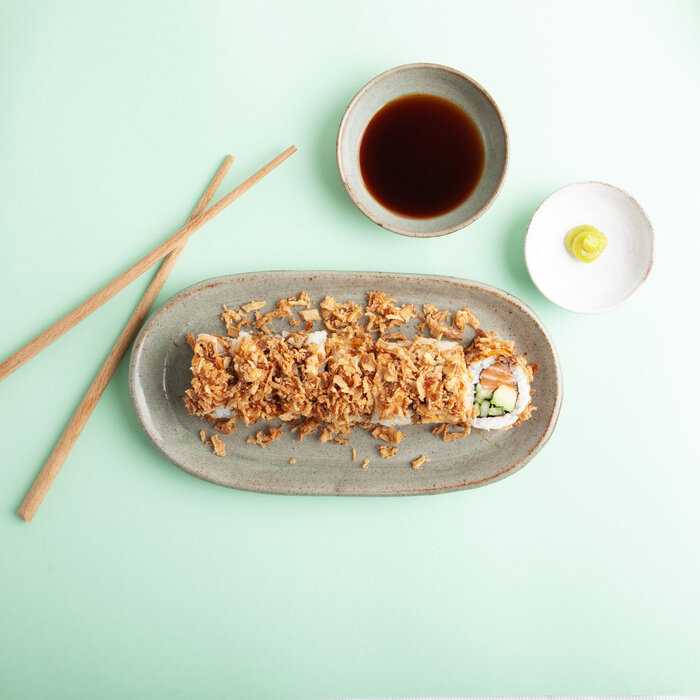 Uramaki Crunchy Zalm (8 st.)